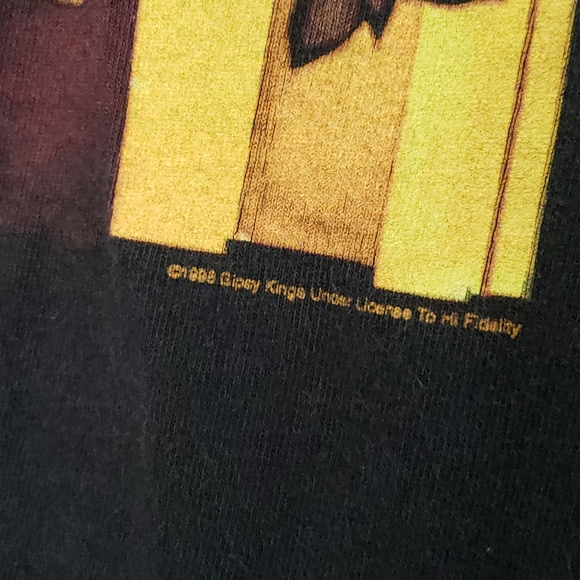 Authentic Rare Vintage 90s Gipsy Kings Cantos de Amor Tultex T-shirt - Picture 7 of 11